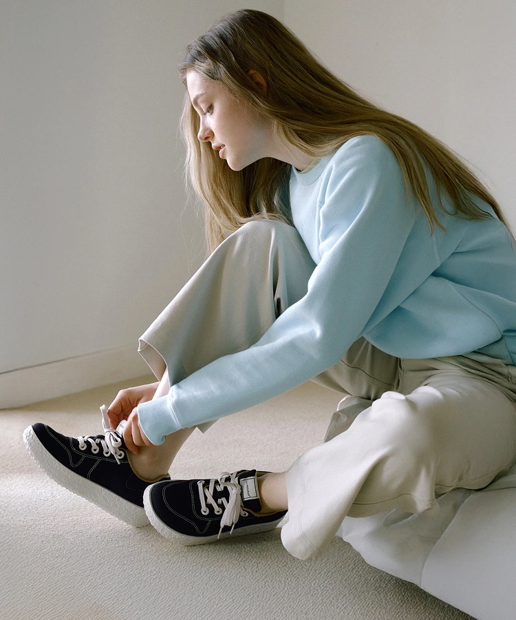 Qoo10 le mouton メイト 軽い メリノ ウール ストライプ