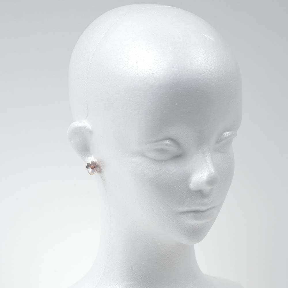 ケイトスペード ピアス レディース プレシャス パンジー アクセサリー キュービックジルコニア チタンポスト クリーム ローズゴールド 両耳用 Kate Spade WBRUH905-274