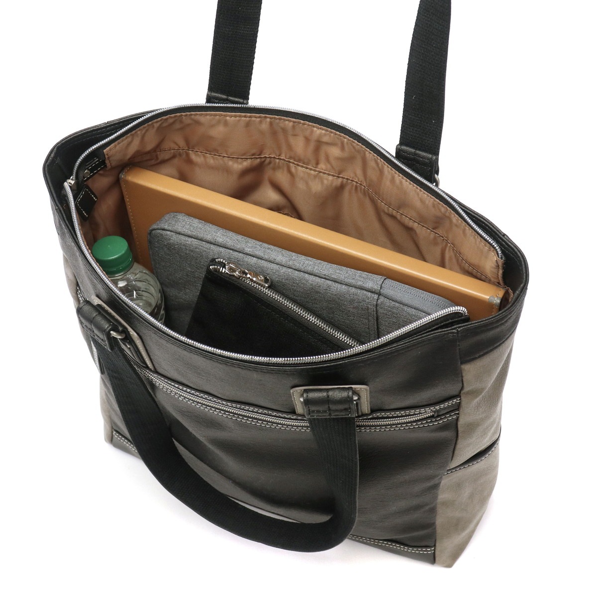 トートバッグ VHW ファスナー付き 肩掛け メンズ レディース VHW-5532 トートバッグ VHW ファスナー付き 肩掛け メンズ レディース VHW-5532