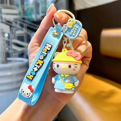 【15点】まとめ売り　キティちゃん　キーホルダー等 Qoo10] キティちゃんキャラクターキーホルダー8c