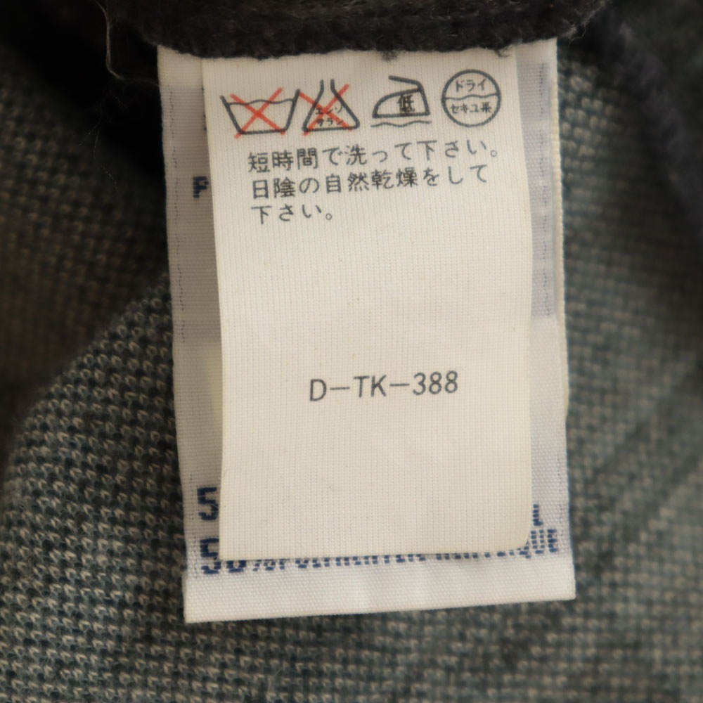 ジーンズクチュール ウールブレンド チェック柄 長袖 ワンピース 26/40 グレー JEANS COUTURE レディース 古着