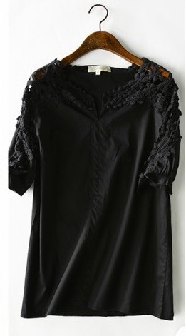 2489.花柄刺繍ショルダーブラウス(ブラック)2019 春夏 カジュアル 通学 マタニティー お呼ばれ 女子会 カフェ ランチ 海 ビーチ プール 2489.花柄刺繍ショルダーブラウス(ブラック)2019 春夏 カジュアル 通学 マタニティー お呼ばれ 女子会 カフェ ランチ 海 ビーチ プール