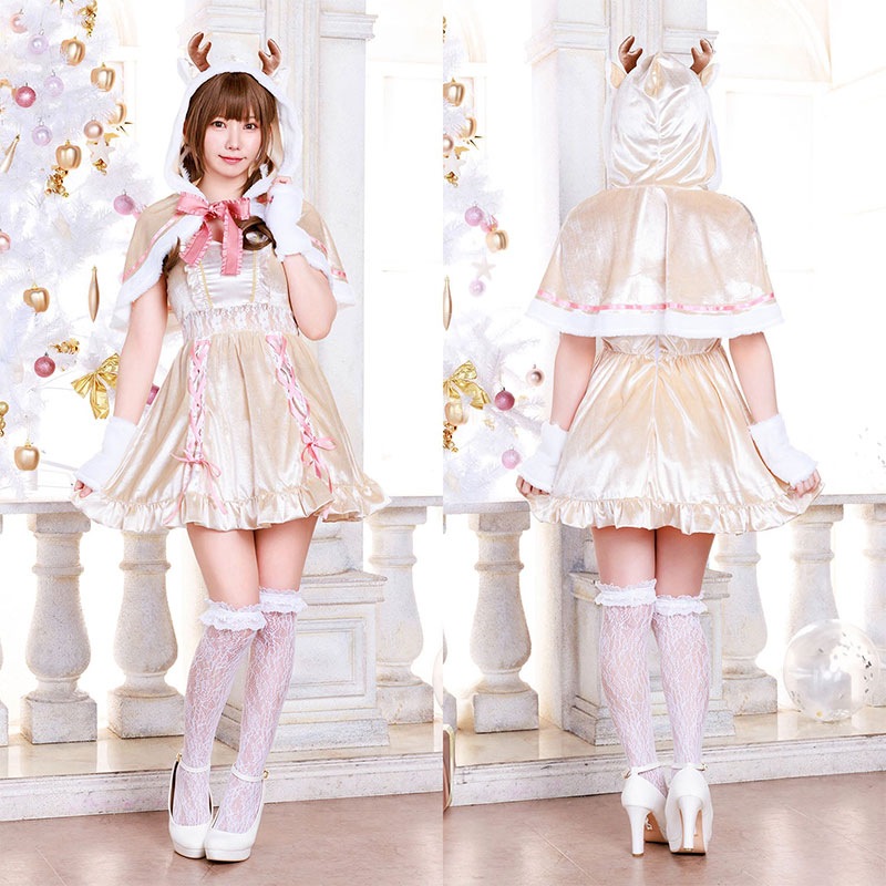 コスプレ クリスマス アニマル シェリヴェール クリーミートナカイ レディース ブラウン[cheriver-c-reindeer]