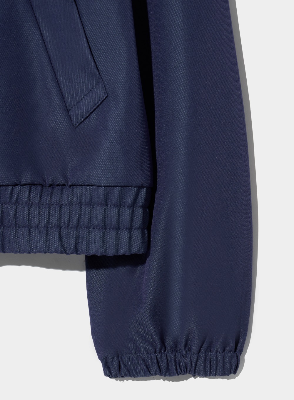【SATUR】 LECCE TWO TONE ZIP UP JACKET : GLITTER RETRO BLUE