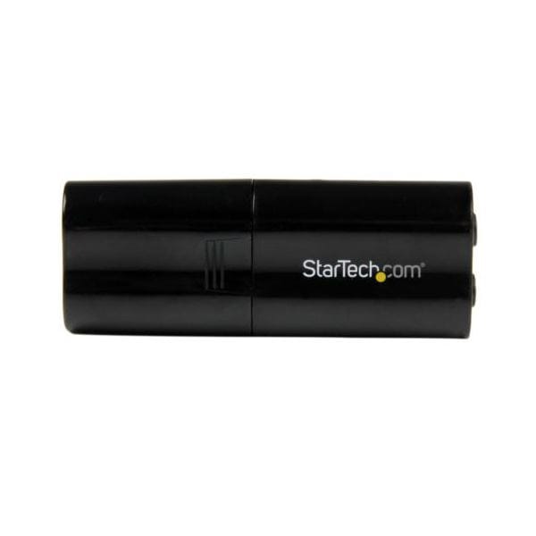 StarTech.com USB接続ステレオオーディオ変換アダプタ ブラック ICUSBAUDIOB 1個