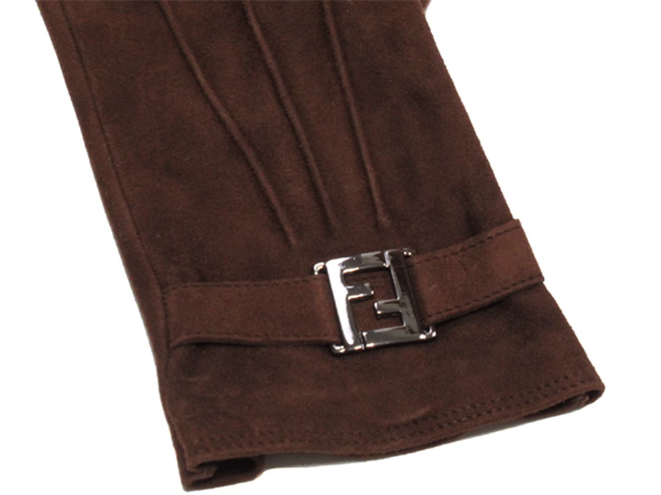 手袋 FFマーク 7サイズ ブラウン レディース 中古 手袋 FFマーク 7サイズ ブラウン レディース 中古