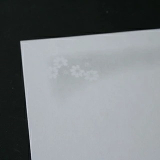 [まとめ売り] 山櫻 はがき 弔事はがき No.370 淡菊 0.237mm厚 郵便枠入(グレー) 1,000枚 / 白 無地 00232370-1000