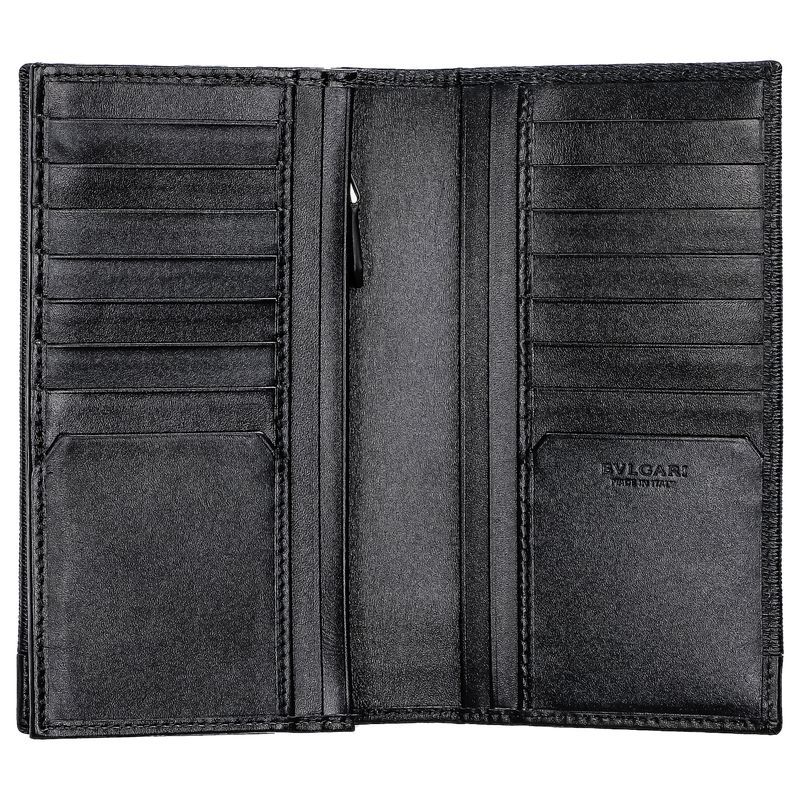 BVLGARI 284731 SERPENTI SCAGLIE MAN ブルガリ セルペンティ スカリエ マン 二折長財布ファスナー小銭入付 カーフレザー ブラック/ガンメタル BVLGARI 284731 SERPENTI SCAGLIE MAN ブルガリ セルペンティ スカリエ マン 二折長財布ファスナー小銭入付 カーフレザー ブラック/ガンメタル