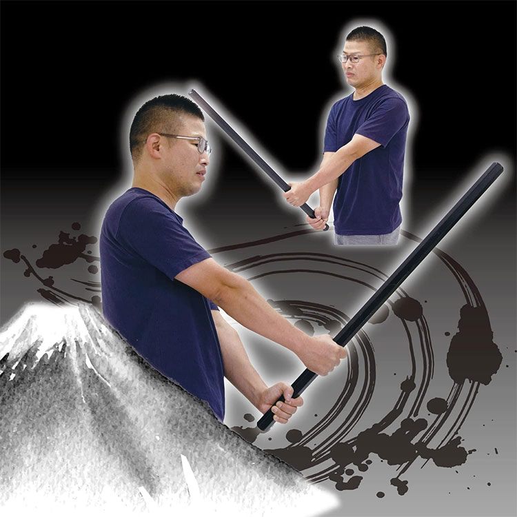 六角鉄棒 鍛錬棒（４尺）四尺トレーニング トレーニング用品 筋トレ 家トレ Qoo10] 六角鉄棒 鍛錬棒 四尺 120cm 7.