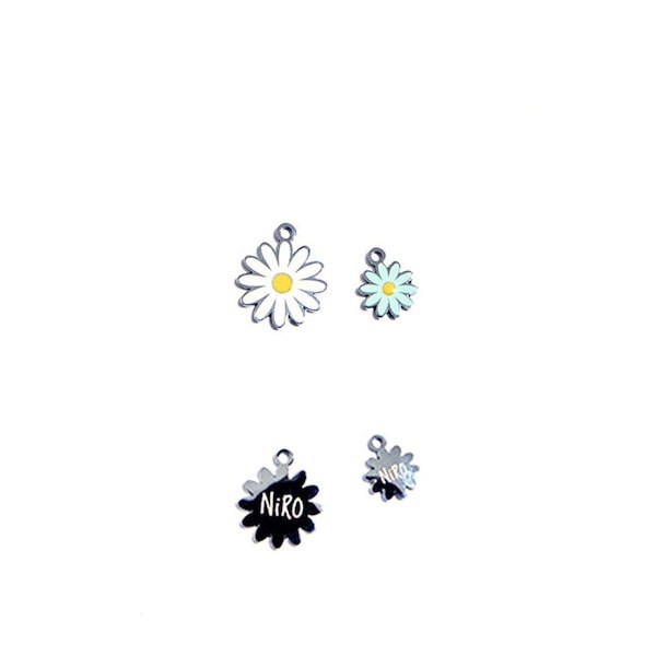 BTS V 着用 NiRO WHiTE n MiNT DAiSY ネックレス K-POP ☆BTS V テテ ウヌ 着用！！【NIRO】WHiTE n MiNT DAiSY