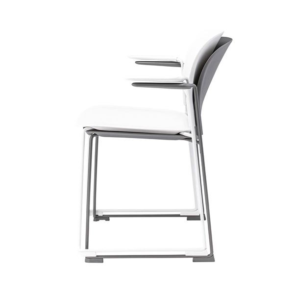 アームチェア/椅子 ホワイト 約W66xD56xH78.5xSH45.5cm 完成品 アームチェア/椅子 ホワイト 約W66xD56xH78.5xSH45.5cm 完成品