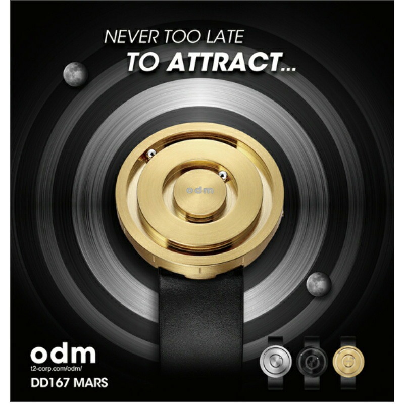 [ODM] オーディーエム 腕時計 MARS マーズ コレクション DD167-03 ブラック ゴールド オーディエム
