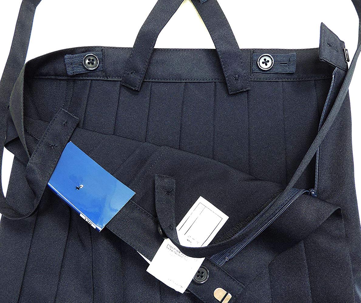 洗濯OK女児スクールプリーツスカート 無地スカート 肩紐つき 学生服 フォーマル キッズ 女の子