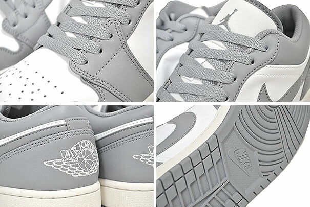 エアジョーダン 1 ロー 553558-053 ステルスグレー ホワイト セイル ヴィンテージ