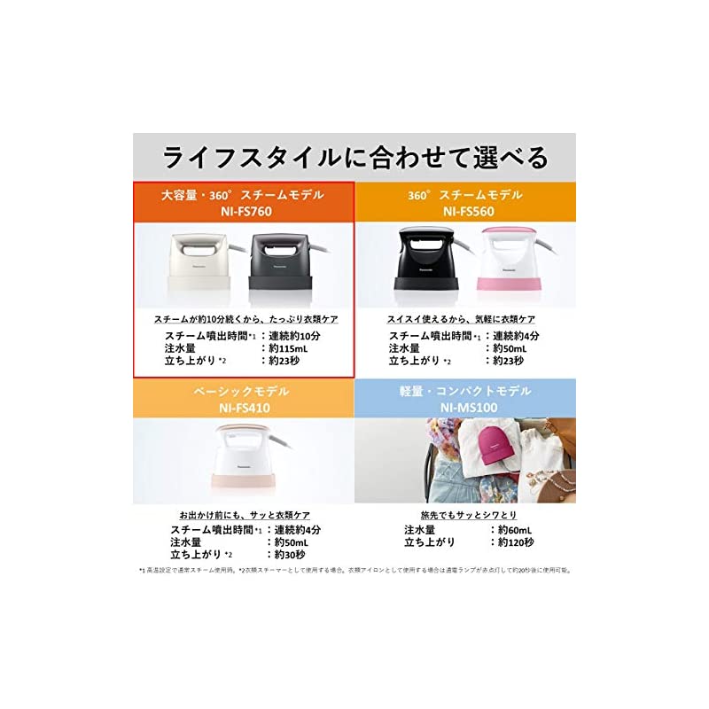 パナソニック スチームア... : 家電 衣類スチーマー 高評価安い