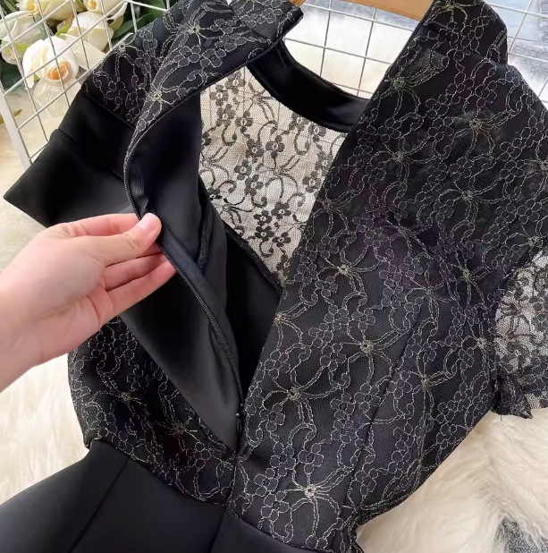 レディース プルオーバー ドレス イブニングドレス ミモレ 不規則 半袖 Aライン レース 刺繍 ファスナー ハイウエスト 切り替えデザイン 大人可愛い きれいめ 上品 おしゃれ かっこいい こなれ感 レディース プルオーバー ドレス イブニングドレス ミモレ 不規則 半袖 Aライン レース 刺繍 ファスナー ハイウエスト 切り替えデザイン 大人可愛い きれいめ 上品 おしゃれ かっこいい こなれ感