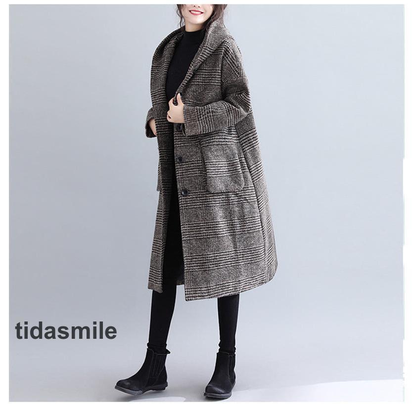 新入庫 チェスターコート レディース ラシャコート ロングコート 羽織り トレンチコート アウター ラシャ チェック柄 着痩せ フード付き 新入庫 チェスターコート レディース ラシャコート ロングコート 羽織り トレンチコート アウター ラシャ チェック柄 着痩せ フード付き