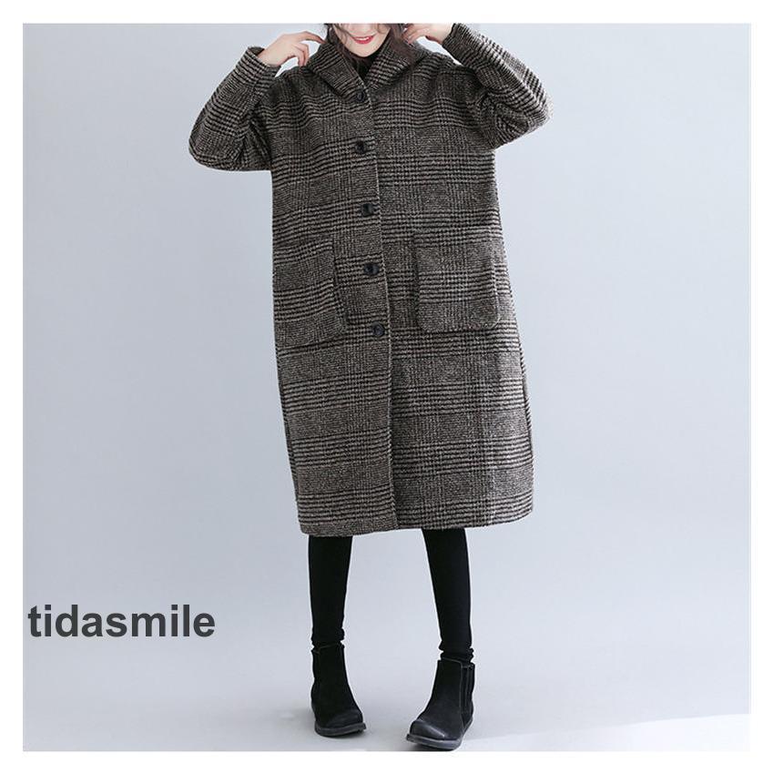 新入庫 チェスターコート レディース ラシャコート ロングコート 羽織り トレンチコート アウター ラシャ チェック柄 着痩せ フード付き 新入庫 チェスターコート レディース ラシャコート ロングコート 羽織り トレンチコート アウター ラシャ チェック柄 着痩せ フード付き