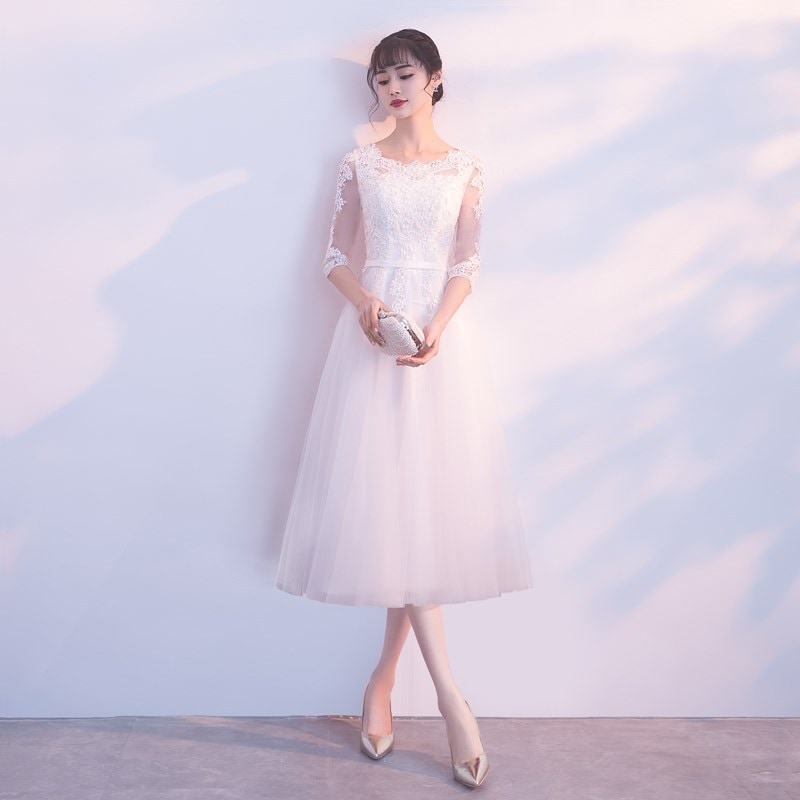 ウエディングドレス ロングドレス 袖あり 総レース ナイトドレス パーディードレス 30代40代 ステージ衣装 オペラ声楽 成人式 花嫁 忘年会 結婚式 ピアノ-953 ウエディングドレス ロングドレス 袖あり 総レース ナイトドレス パーディードレス 30代40代 ステージ衣装 オペラ声楽 成人式 花嫁 忘年会 結婚式 ピアノ-953