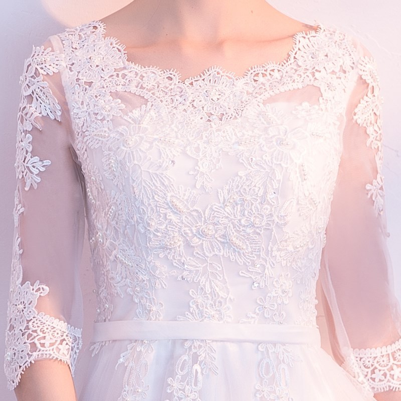 ウエディングドレス ロングドレス 袖あり 総レース ナイトドレス パーディードレス 30代40代 ステージ衣装 オペラ声楽 成人式 花嫁 忘年会 結婚式 ピアノ-953 ウエディングドレス ロングドレス 袖あり 総レース ナイトドレス パーディードレス 30代40代 ステージ衣装 オペラ声楽 成人式 花嫁 忘年会 結婚式 ピアノ-953