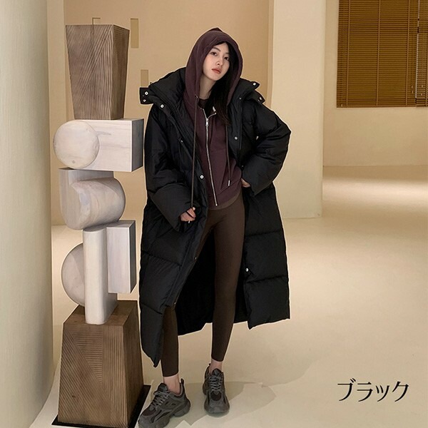 ダウンコート ベンチコート レディース ロング 90％ダウン 大きいサイズ 超ロング ダウンコート 防寒性抜群 ダウンジャケット アウター オーバーサイズダウン 冬 ギフト 30代 40代 50代 ミ