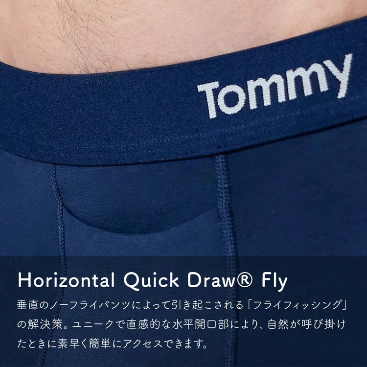 トミージョン：COOL COTTON ボクサーパンツ [フェア・アクア・チェックメイト]【1000022-FAC】