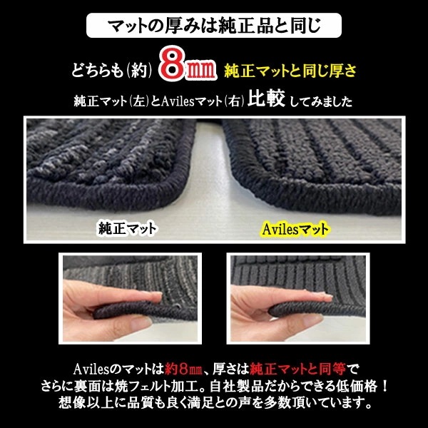 [優れた品質で安売りに挑戦]トヨタ ランドクルーザー プラド 150系 7人乗り フロアマット + トランクマット(ラゲッジマット) [3色から選択]_8