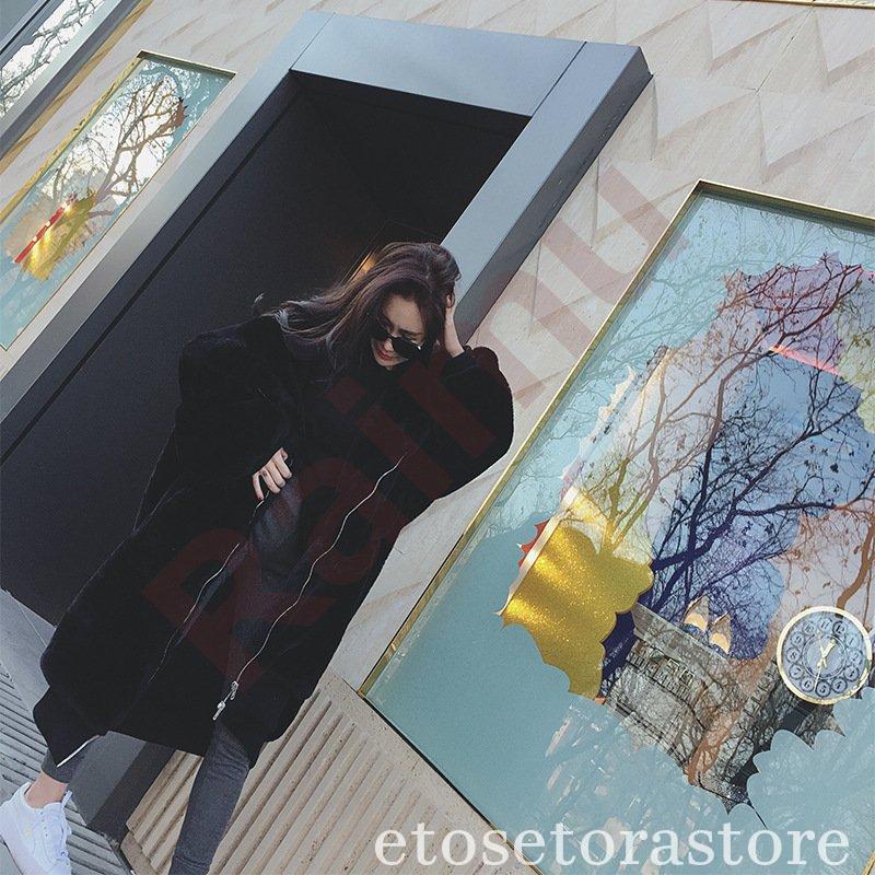 万能流行感レディースファーコート冬作モッズコートムートンコートコートカジュアルテーラード上着コートレディース無地防寒 万能流行感レディースファーコート冬作モッズコートムートンコートコートカジュアルテーラード上着コートレディース無地防寒