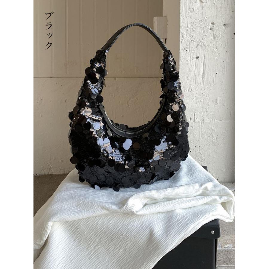 【期間限定】スパンコール キラキラ ムーンクレセント型 ショルダーバッグ 【akb312-132】【予約販売:15-20日】60込 【期間限定】スパンコール キラキラ ムーンクレセント型 ショルダーバッグ 【akb312-132】【予約販売:15-20日】60込