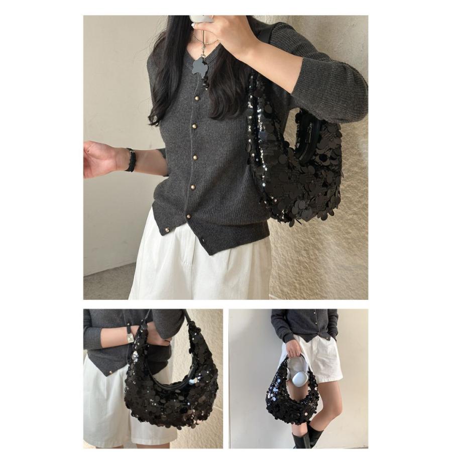 【期間限定】スパンコール キラキラ ムーンクレセント型 ショルダーバッグ 【akb312-132】【予約販売:15-20日】60込 【期間限定】スパンコール キラキラ ムーンクレセント型 ショルダーバッグ 【akb312-132】【予約販売:15-20日】60込