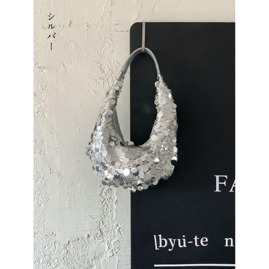 【期間限定】スパンコール キラキラ ムーンクレセント型 ショルダーバッグ 【akb312-132】【予約販売:15-20日】60込 【期間限定】スパンコール キラキラ ムーンクレセント型 ショルダーバッグ 【akb312-132】【予約販売:15-20日】60込