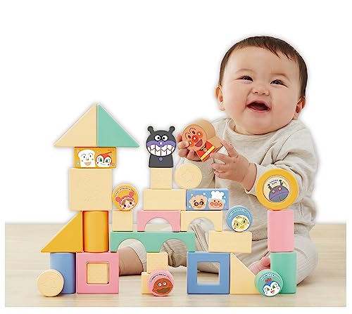 アガツマ(AGATSUMA) アンパンマン 自然の恵 お米からうまれたつみきDX【日本製】【日本おもちゃ大賞2023優秀賞】(対象年齢：０ヶ月以上)