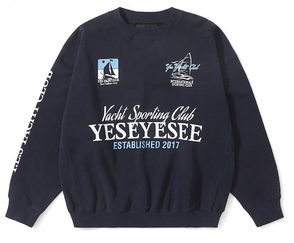 スウェット・トレーナー YESEYESEE Y.E.S Yacht Sweatshirt SR1378 YESEYESEE Y.E.S Yacht Sweatshirt SR1378 (YESEYESEE