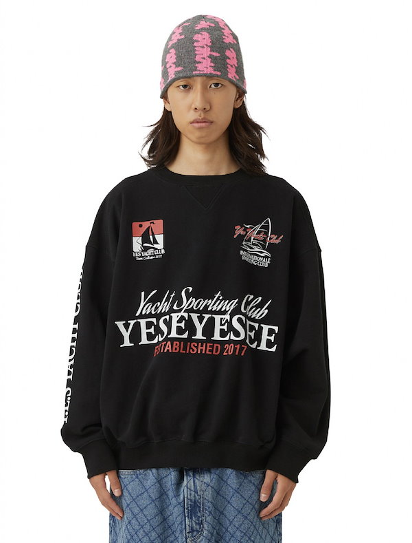 ★SEVENTEEN ディノ着用★YESEYESEE★Y.E.S Yacht Sweatshirt YESEYESEE Y.E.S Yacht Sweatshirt 衛衣SEVENTEEN DINO 李燦同款