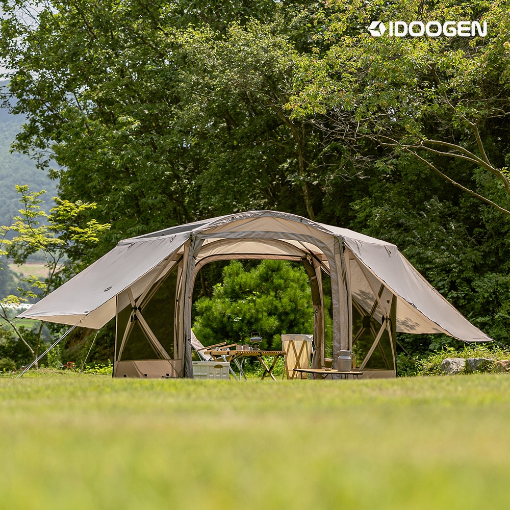 Qoo10] IDOOGEN テントVANTAGON MAX 超大型フ
