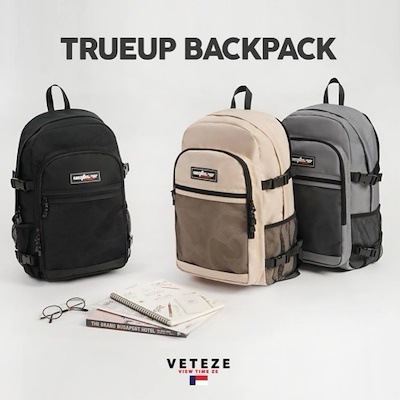 [VETEZE] NEW RETRO SPORT BAG ユニセックス レトロスポーツ リュック(3 colors)/ベテゼバッグ/バッグ