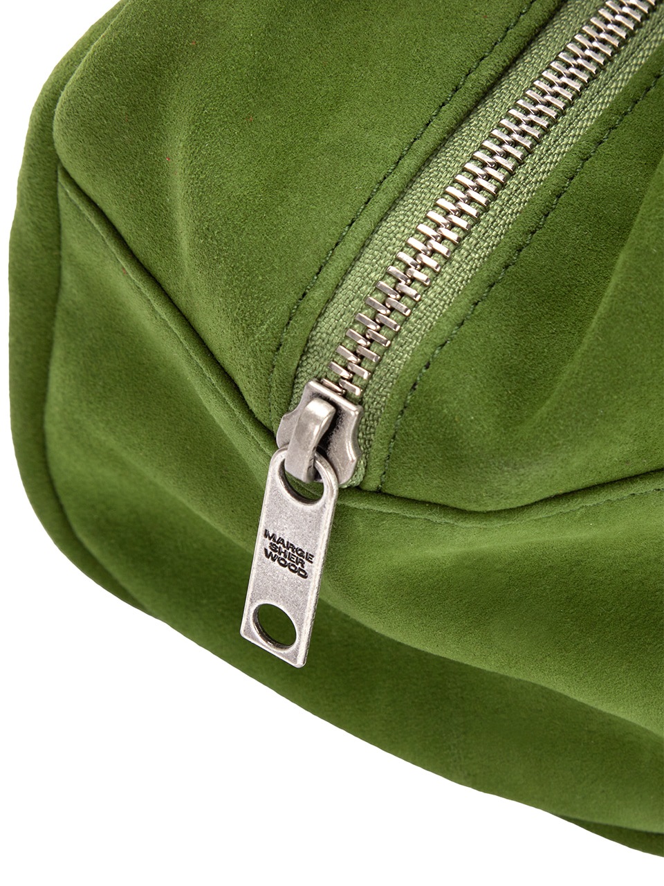 トートバッグ [Margesherwood] / SOFT BOWLING BAG / forest suede MARGESHERWOOD】 SOFT BOWLING BAG : FOREST SUEDE