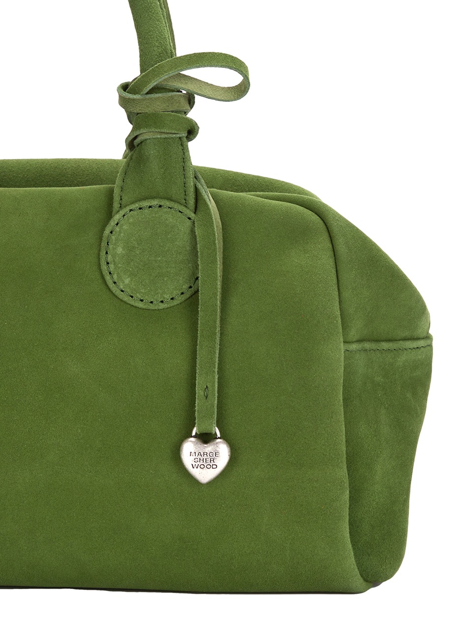 トートバッグ [Margesherwood] / SOFT BOWLING BAG / forest suede MARGESHERWOOD】 SOFT BOWLING BAG : FOREST SUEDE