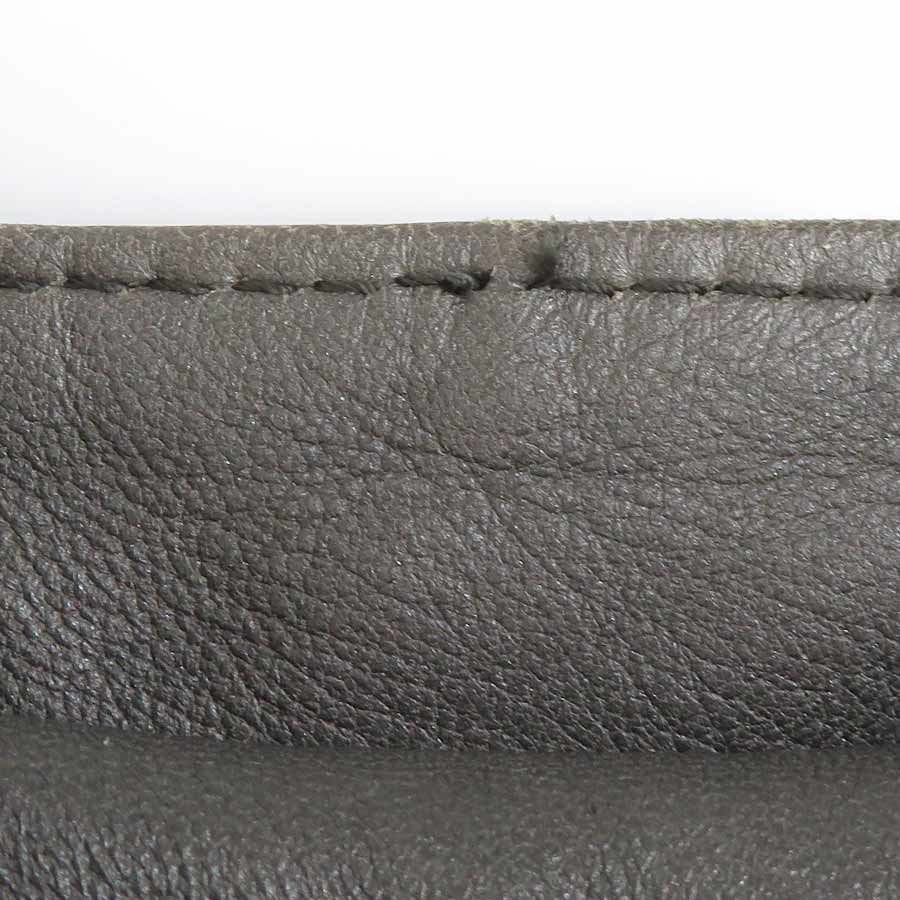 ボッテガヴェネタ BOTTEGAVENETA ショルダーバッグ レザー グレー×ブラック ユニセックス 56285g ボッテガヴェネタ BOTTEGAVENETA ショルダーバッグ レザー グレー×ブラック ユニセックス 56285g