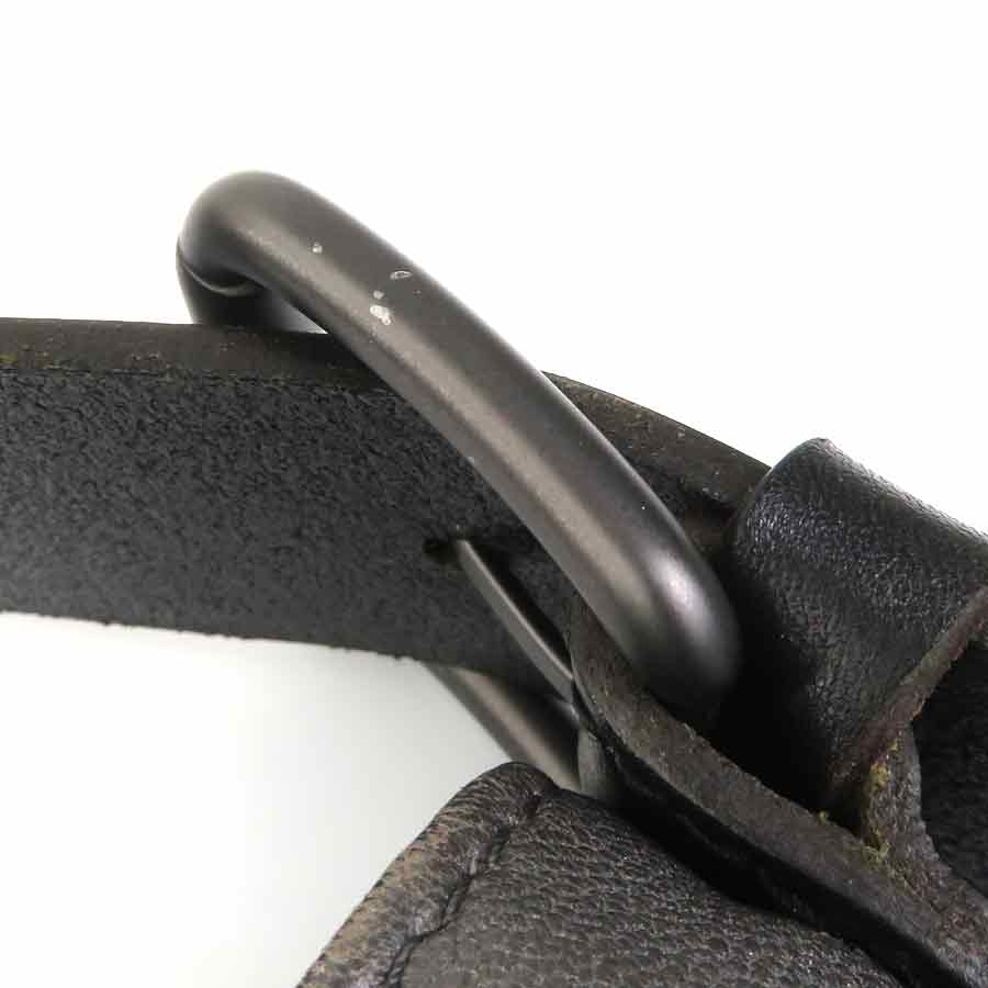 ボッテガヴェネタ BOTTEGAVENETA ショルダーバッグ レザー グレー×ブラック ユニセックス 56285g ボッテガヴェネタ BOTTEGAVENETA ショルダーバッグ レザー グレー×ブラック ユニセックス 56285g