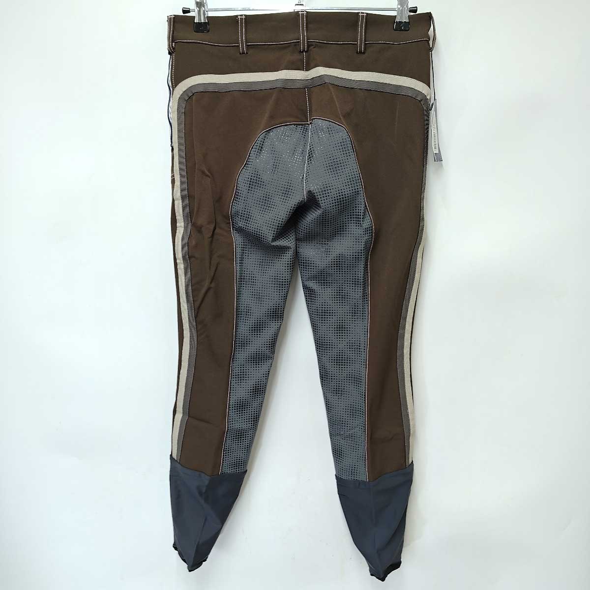 【中古・未使用品】 キュロット 乗馬 馬術 パワーグリップ IT46 Accademia Italiana モカ