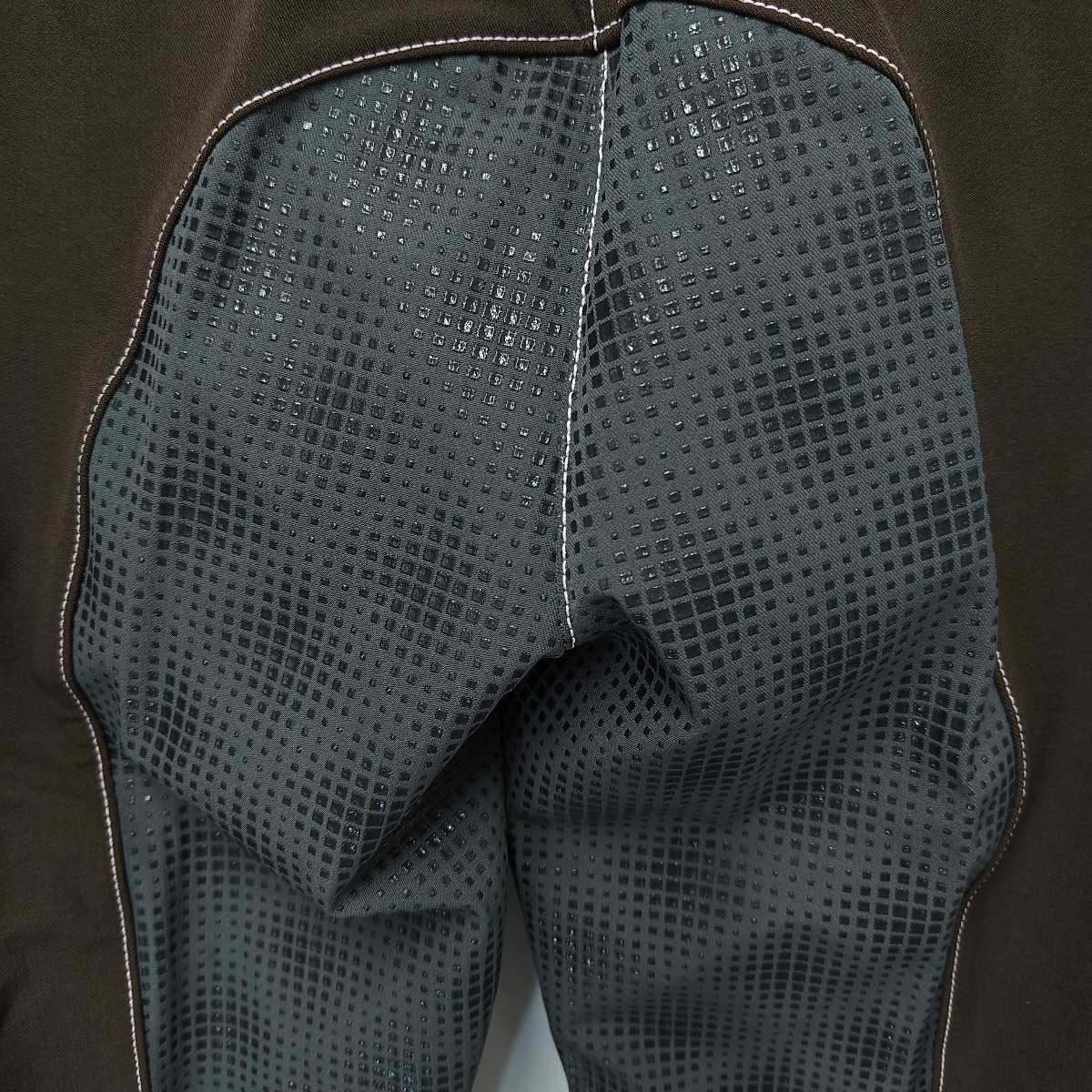 【中古・未使用品】 キュロット 乗馬 馬術 パワーグリップ IT46 Accademia Italiana モカ