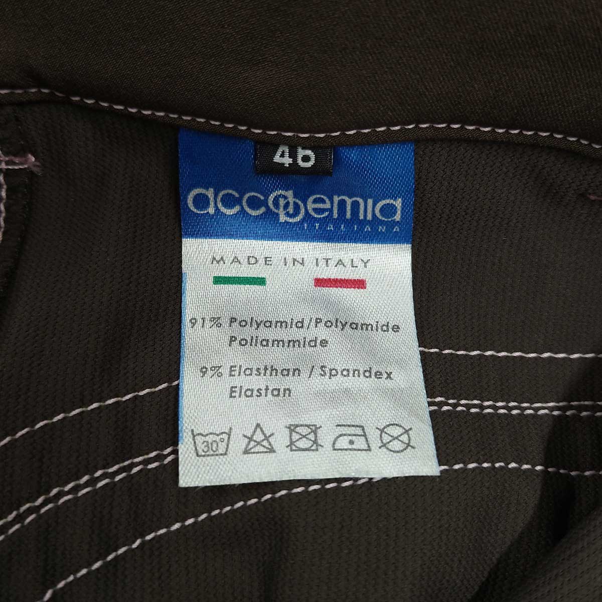 【中古・未使用品】 キュロット 乗馬 馬術 パワーグリップ IT46 Accademia Italiana モカ