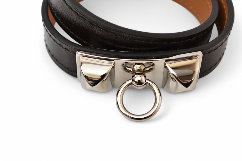 バングル/ブレスレット リヴァル ドゥブルトゥール ブラック/シルバー XSサイズ バングル/ブレスレット リヴァル ドゥブルトゥール ブラック/シルバー XSサイズ