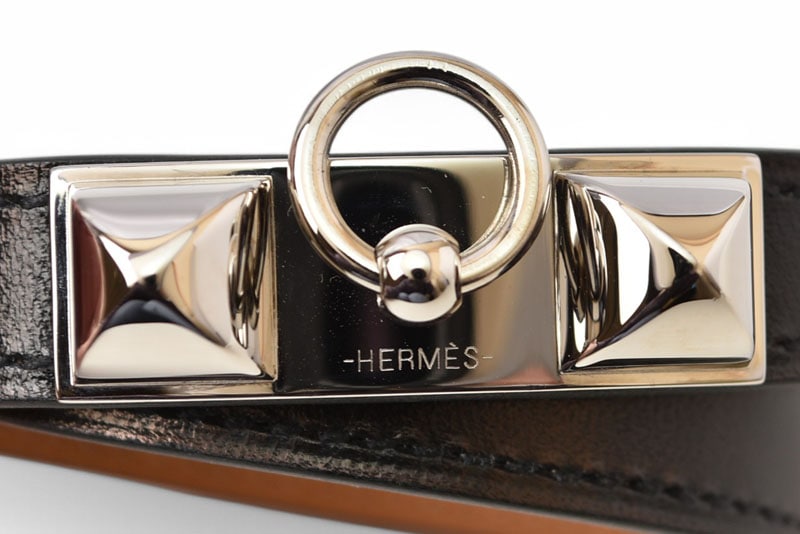 バングル/ブレスレット リヴァル ドゥブルトゥール ブラック/シルバー XSサイズ バングル/ブレスレット リヴァル ドゥブルトゥール ブラック/シルバー XSサイズ