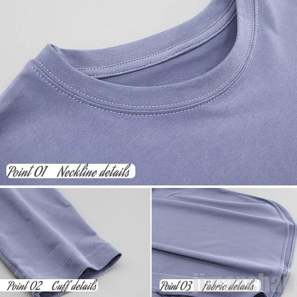 新生活 気楽 Tシャツ レディース カットソー ロングTシャツ クルーネック 長袖 トップス ロンT やわらか ゆるTシャツ ワンピース tシャツ マタニティ プルオーバー ロング 着回し