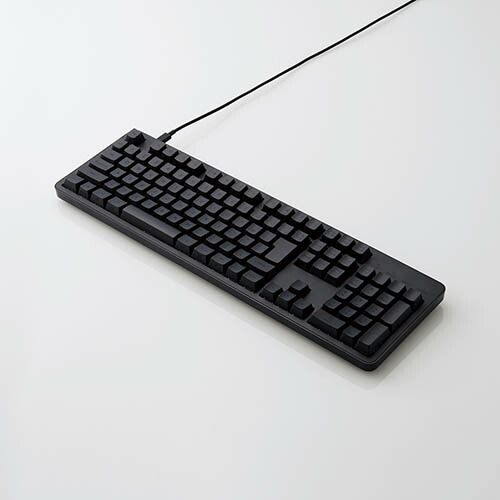 エレコム メカニカルキーボード Leggero 有線 テンキーレス Nキーロールオーバー対応 5000万回高耐久スイッチ採用 茶軸 ホワイト TK-M エレコム メカニカルキーボード⁄Leggero⁄有線⁄USB Type-C着脱式⁄フル