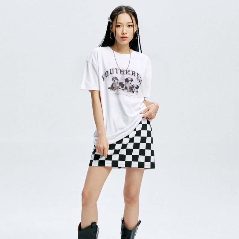 ユースクルー YK DOGGY CREW ラウンドT ホワイト ユースクルー YK DOGGY CREW ラウンドT ホワイト