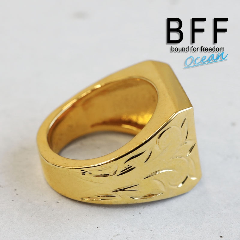 BFF 印台リング カレイキニ [bffr010-g-l]