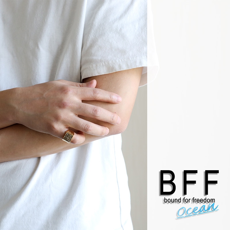 BFF 印台リング カレイキニ [bffr010-g-l]